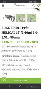 Udice Free Spirit Helical 3,66m-3,25lb - 3