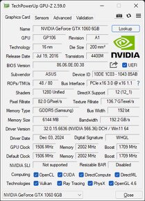 ASUS TURBO GTX 1060 6GB - 3