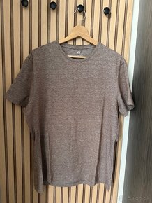 Pánske tričká krátky rukáv Zara a H&M veľkosť XL slim fit - 3