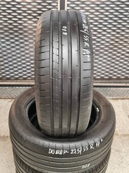 2x Dunlop 225/55 , Michelin 225/55 R17 letné pneu - 3