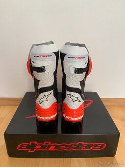 Alpinestars Supertech R21 Black/White/Red fluo, veľkosť 44 - 3