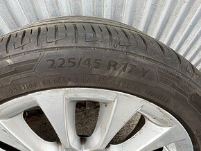 17" Elektrony SKODA 5x112 s letnymi pneu 225/45 R17 - 3