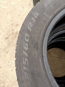 Predám Zimné Pneumatiky 215/60R16 - 3