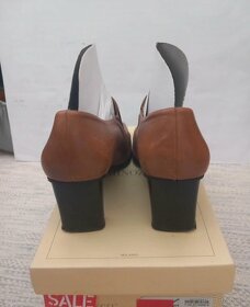 Prechodné kožené topánky dámske - 3