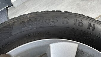 ALU Disky + zimné gumy - 205/55 R16 - 3