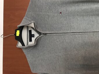 TOMMY HILFIGER pánsky svetrik na zips L/XL - 3