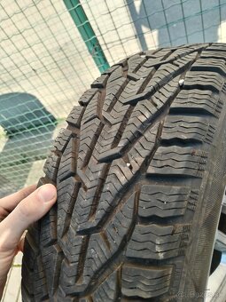 Predám plechové disky +pneumatiky 4x108 195/65R15 - 3