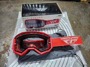 Motocross Okuliare FLY Racing USA + 3x sklo - 3