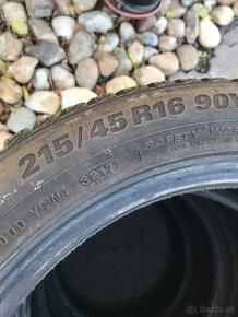 Predam zimne pneu KUMHO 215/45 R16 - 3