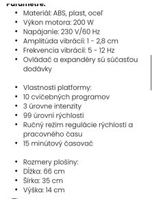 Vibračná doska na posilovanie svalov - 3