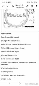 Gramofony Numark TT 100 / 2ks 240e - 3