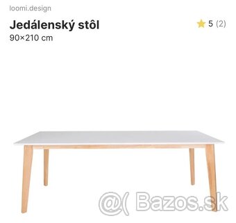 Predám jedálenský stôl LOOMI.DESIGN - 3