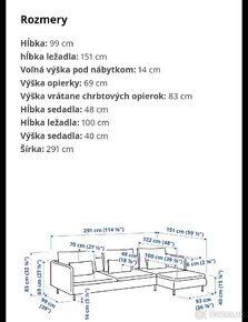 IKEA sedačka - 3