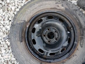 Predám rezervu koleso 175/80 R14 5x100 zimná pneu - 3