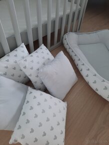 Nová postieľka ikea Sundvik bledošedá farba - 3