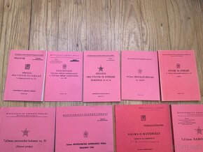 reprinty ČSLA předpisy vz82 uk59 sa24 sa26 vz52 sa58 - 3