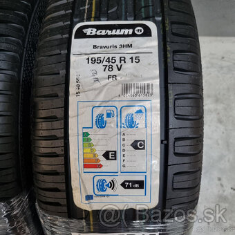 Letné pneumatiky 195/45 R15 BARUM DOT1318 - 3