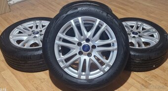 Predám letnú sadu alu. disky Ford 5x108 R16 ,205/55 R16 - 3