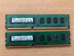 2x 2GB RAM DIM DDR3 Samsung - 3