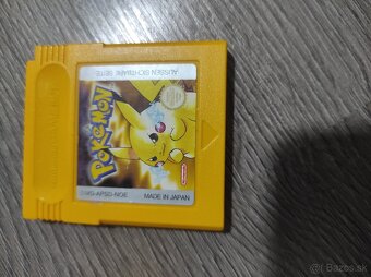 Fialový gameboy color +hra pokémon gelbe - 3