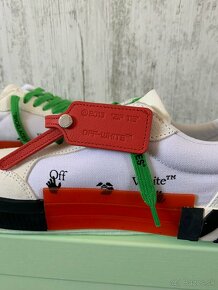 Off-White Vulcanized Sneaker White Lime Green (42) - 3