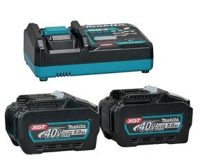 Predám MAKITA 40V Sada 2x akumulátor 5Ah + nab. DC40RA. - 3