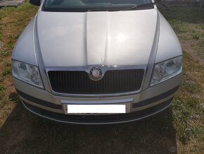 škoda octavia II na diely 1.9 tdi 77kw kod bxe strieborna - 3