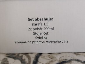 Set na varené víno s pohármi - 3