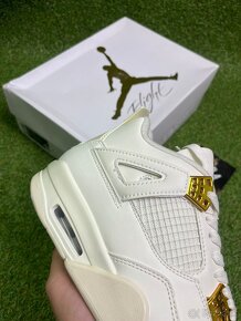 Air Jordan 4 white/gold - 3