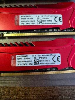 DDR3 Hyperx Savage  32GB / 4x8 / CL9 - 3