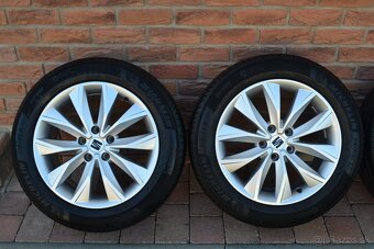 5x112 R17 Letna sada Org. Seat Ateca + 215/55 R17 Michelin - 3