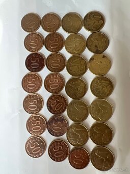 1 Kčs 1962 až1992 , 50 halier ČSSR 1964až1971cena spolu 20€ - 3