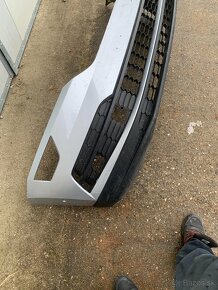 predni naraznik skoda karoq 17-22 spoiler stribrny - 3