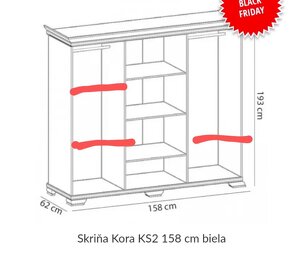 Skriňa Kora so zrkadlom - 3