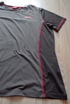 Šedé elastické tričko zn. Slazenger, v. XL/XXL - 3