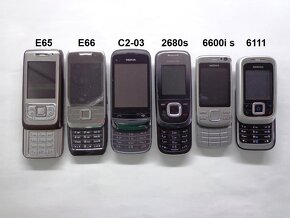 NOKIA E65 - E66 - C2 03 - 2680s - 6600i s - 6111 Výsúvačky - 3