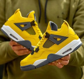 Nike Air Jordan Retro 4 Lightning Tour Yellow - 3