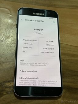 Predám Samsung Galaxy S7 32GB Black malé známky používania. - 3