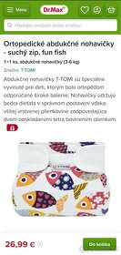 Ortopedické abdukčné nohavičky - suchý zips (3-6 kg) - 3