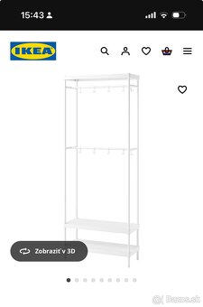 Vešiakova stena Ikea - 3