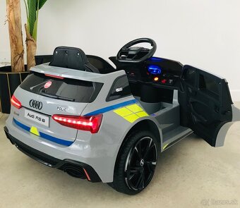 Detské elektrické autíčko RS6 policajné - 3