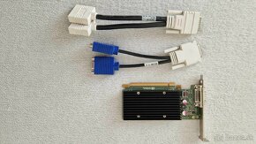 NVIDIA NVS 300 512 DDR3 RAM, pasivne chladenie,VGA+DVI kable - 3