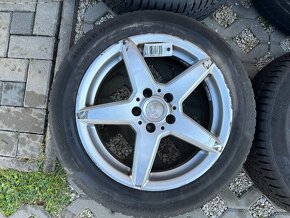 Predám elektróny 5x112 R17 so zimnými pneu 215/55 R17 - 3