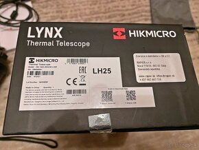 Termovízia Hikmicro LYNX PRO LH25 - detekcia 2778 m - 3