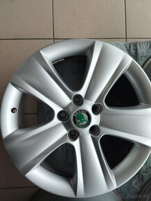 SADA ALU DISKOV 5X112 7.0JX17 H2 ET45 SKODA ORIGINAL - 3