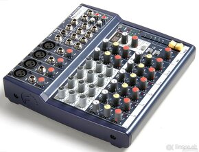 Mixpult "SOUNCRAFT NOTEPAD 124FX"- plne funkčný - 3