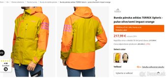 Nová turistická bunda Adidas Terrex Xploric rain.rdy hiking - 3