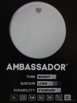 Remo Ambassador Coated 10" - 3