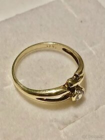 Zlatý dámsky prsten s očkom Zlato 14kt - 3