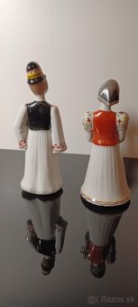 Ľudové porcelánové sošky od Holloháza v top stave - 3